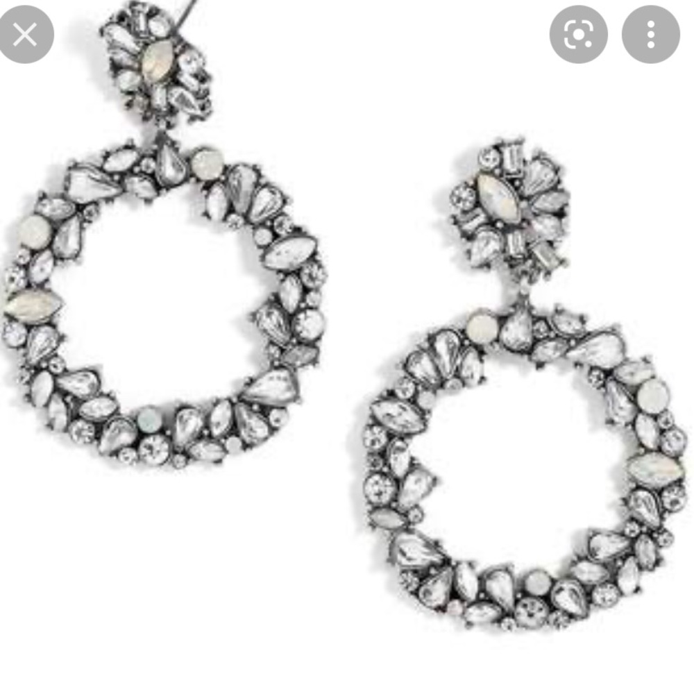 Baublebar hoop Crystal earings